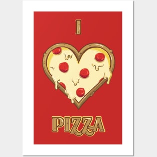 I Heart Pizza Posters and Art